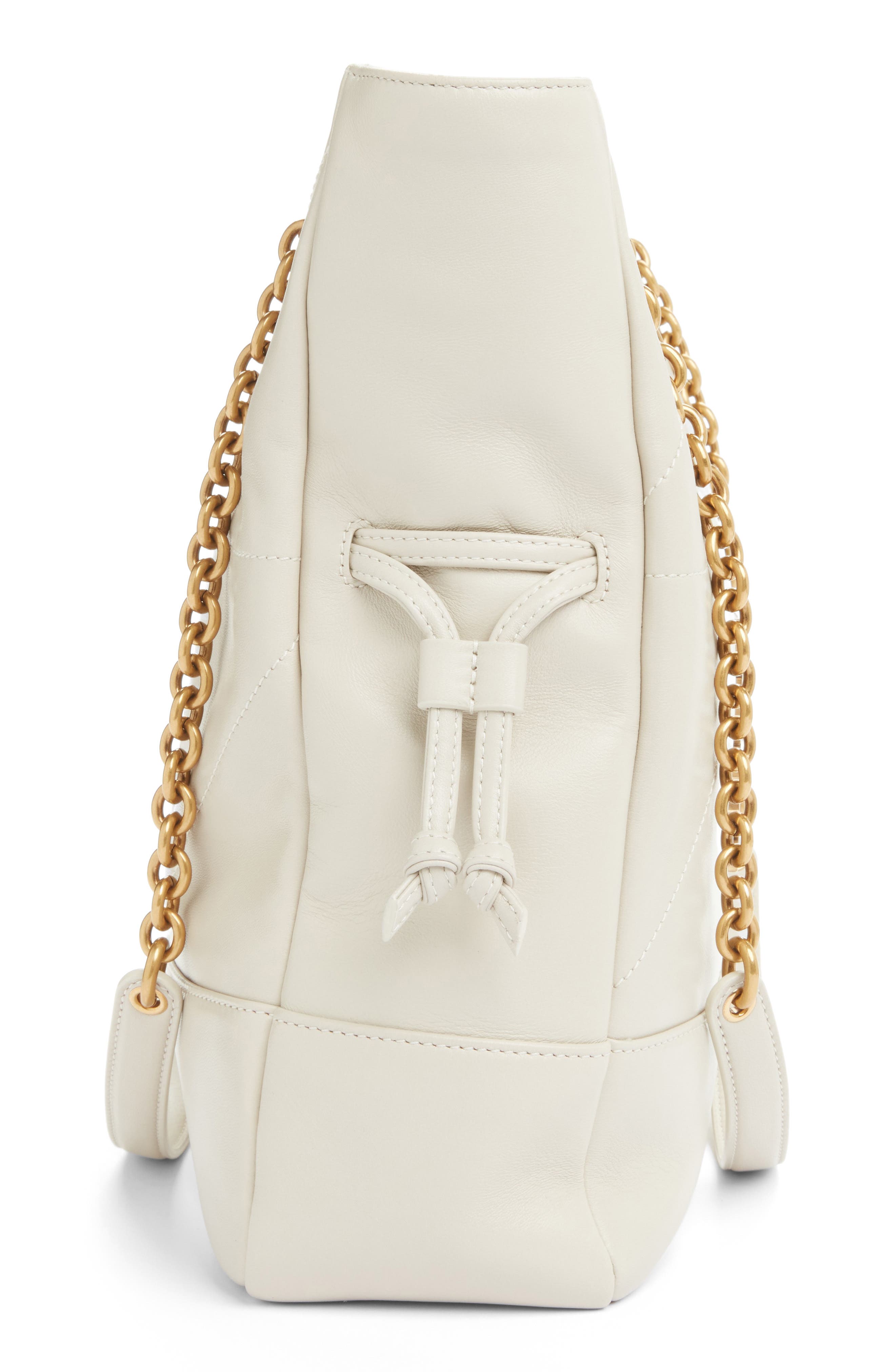 Saint Laurent Medium Jamie 4.3 Patchwork Leather Shoulder Bag, Alternate, color, Blanc Vintage