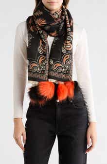 La Fiorentina Floral Wrap Scarf