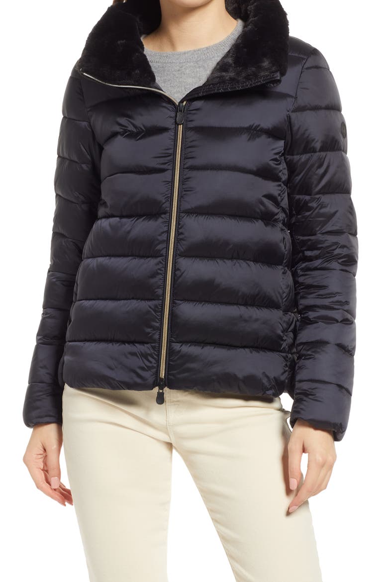 Women's Mei Puffer Jacket, Main, color, BLACK