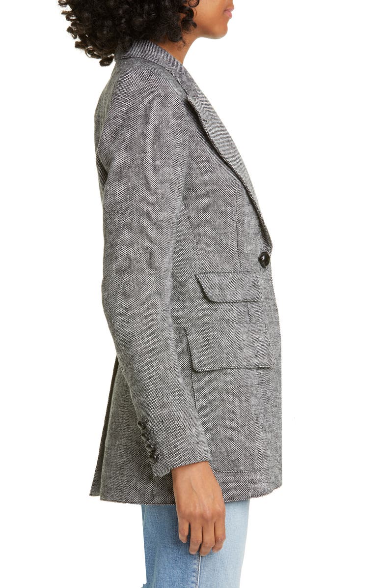 Smythe Birkin Tweed Blazer, Alternate, color,