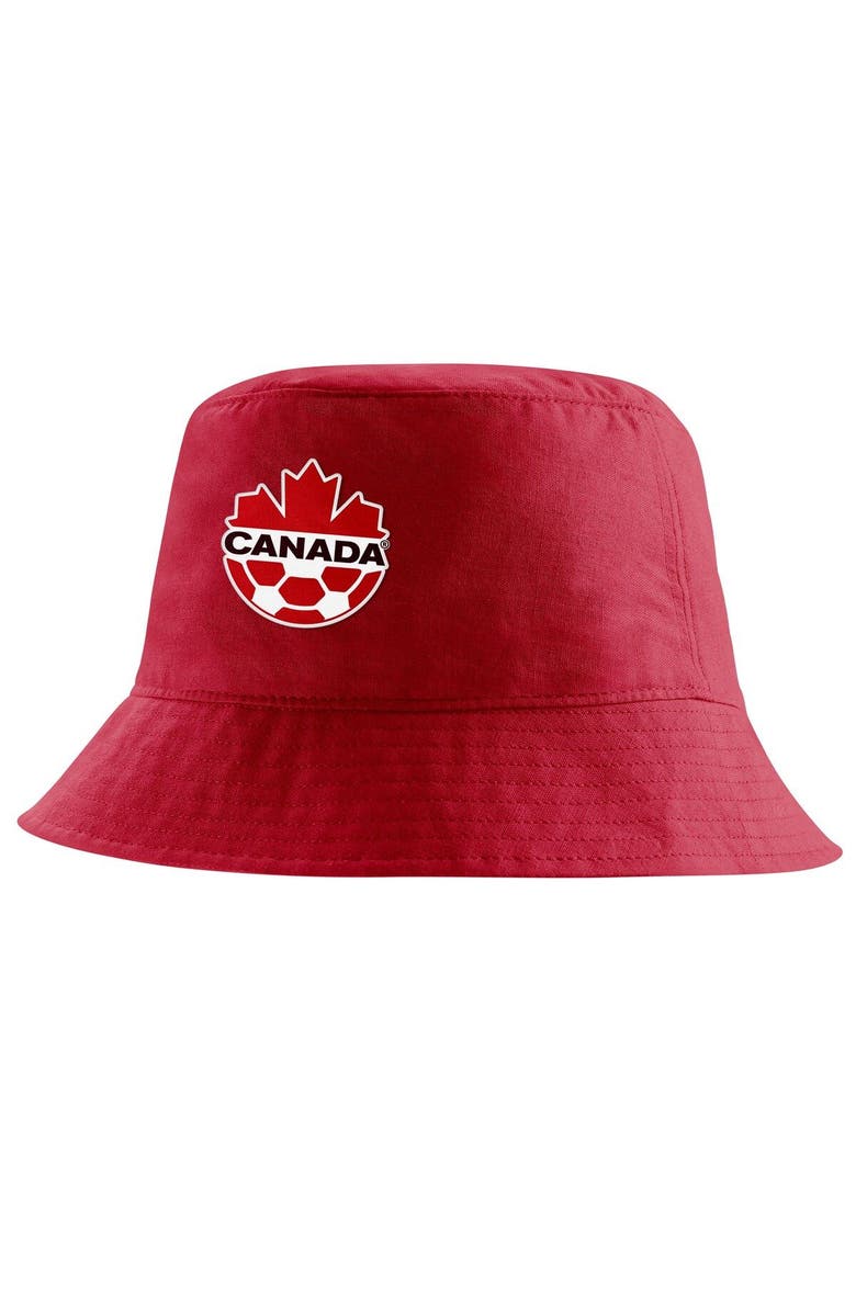 Nike Men's Nike Red Canada Soccer Core Bucket Hat, Main, color, Red