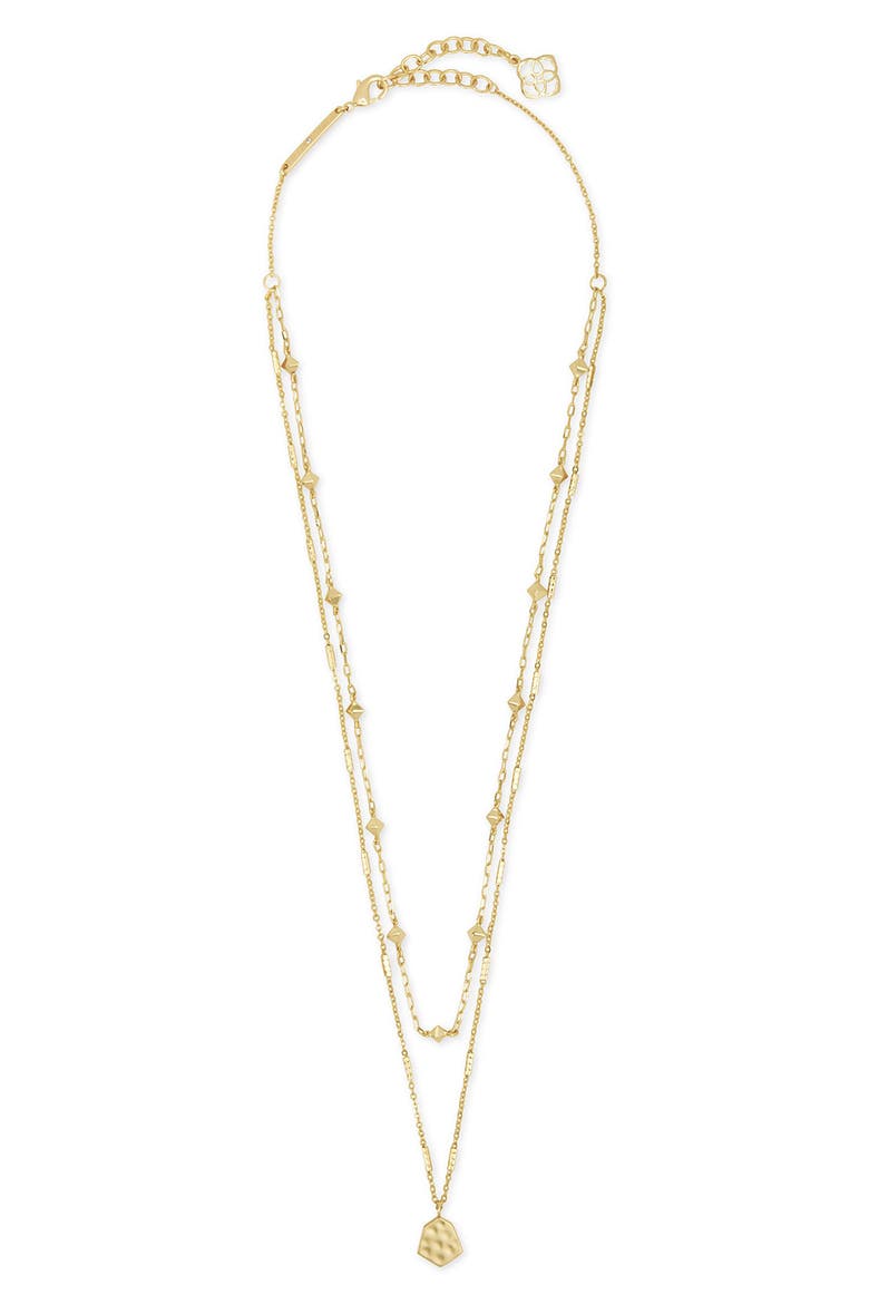 Clove Multistrand Necklace, Main, color, GOLD