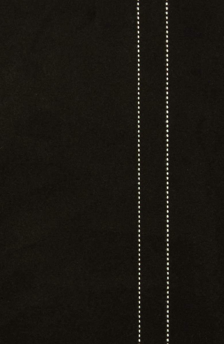 Ted Baker London Contrast Stitch Border Scarf, Alternate, color, Black