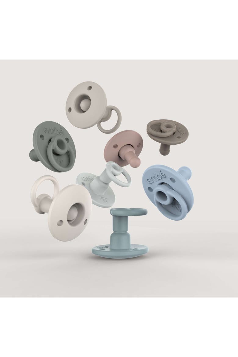 Baby Binnie Stow-Away Retractable Silicone Pacifier, Alternate, color, Oatmeal blush
