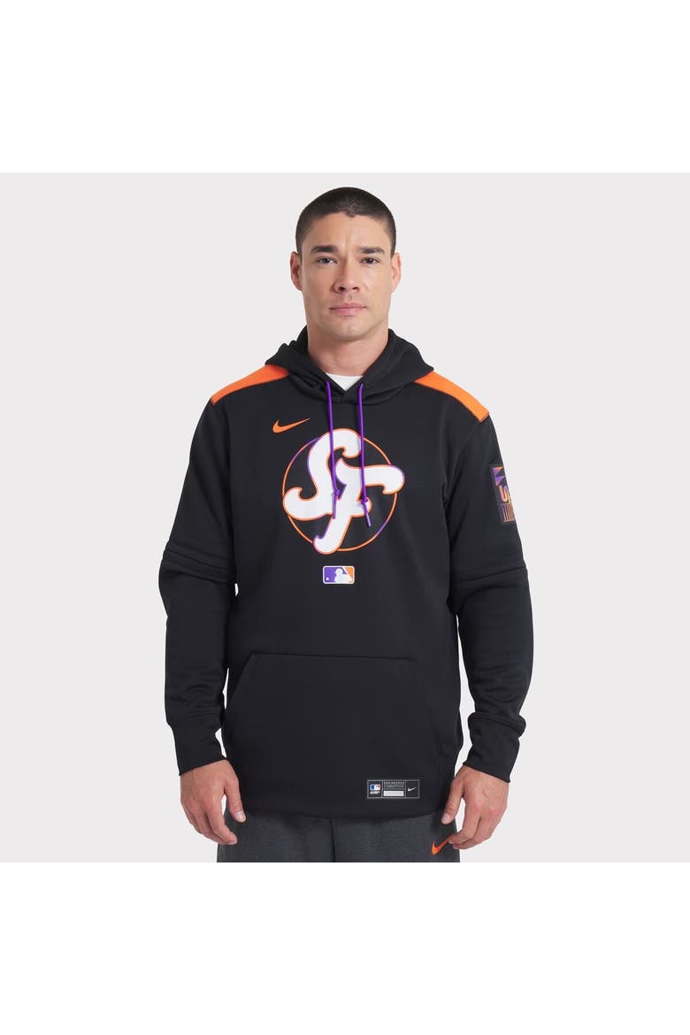 Men's Nike  Black San Francisco Giants 2025 City Connect Authentic Collection Performance Pullover Hoodie, Alternate, color, Black