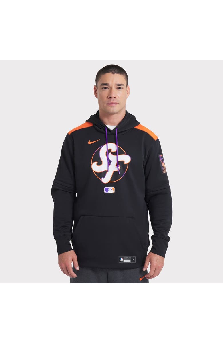 Nike Men's Nike Black San Francisco Giants 2025 City Connect Authentic Collection Performance Pullover Hoodie, Alternate, color, Black
