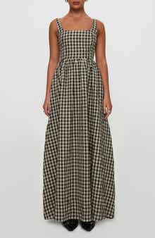 Princess Polly Cartmel Gingham Check Maxi Dress