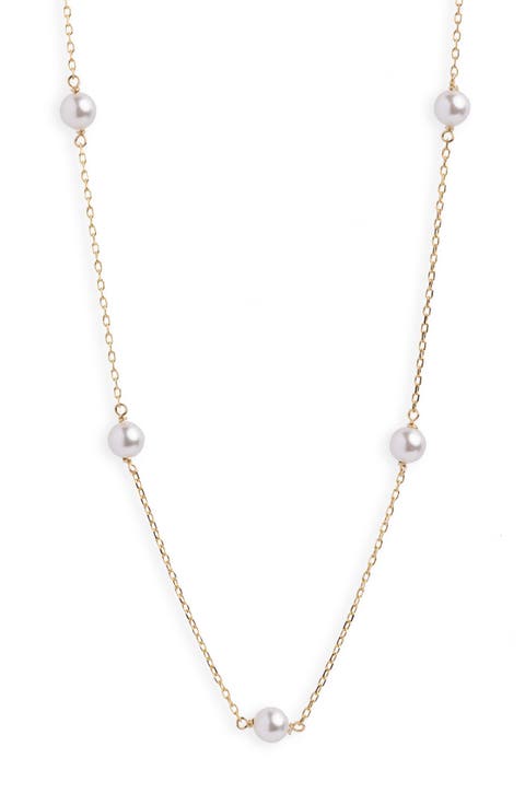 Freshwater Pearl Station Necklace