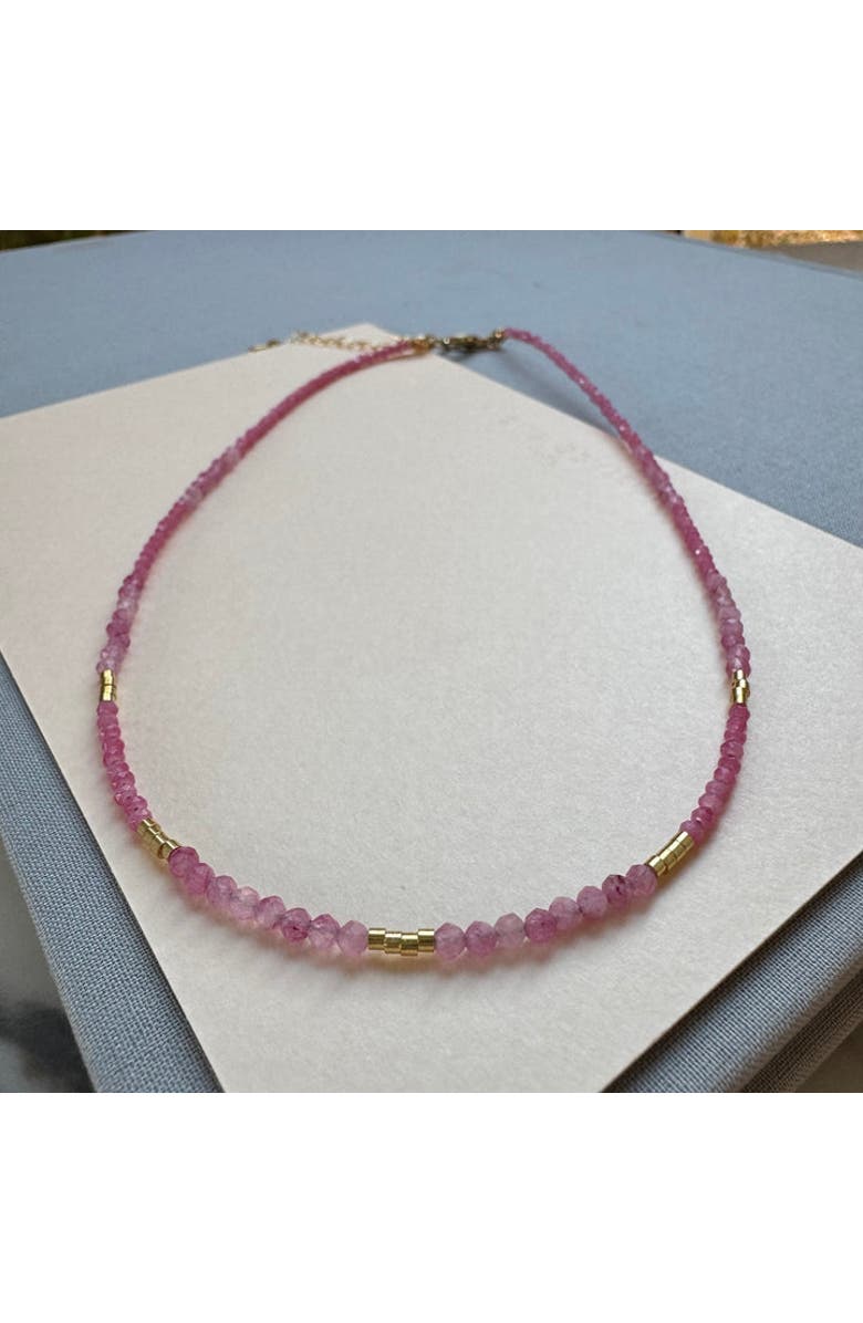 Erin McDermott Jewelry Rosewater Necklace, Alternate, color, Pink