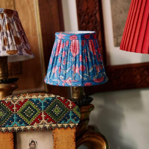 Sophie Williamson Design Chandelier Lampshade Ella In Blue