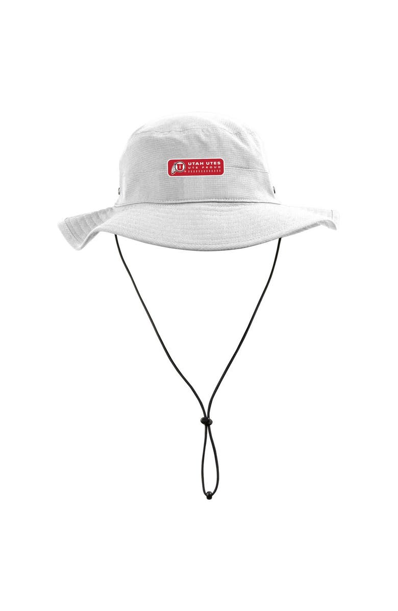 Under Armour Men's Under Armour White Utah Utes Performance Boonie Bucket Hat, Main, color, 