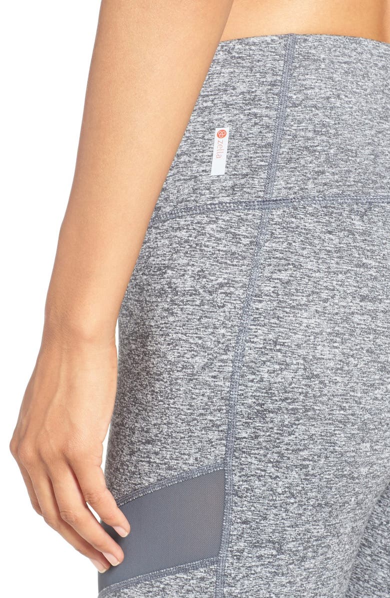 Zella 'Splice it Up' High Waist Leggings, Alternate, color,