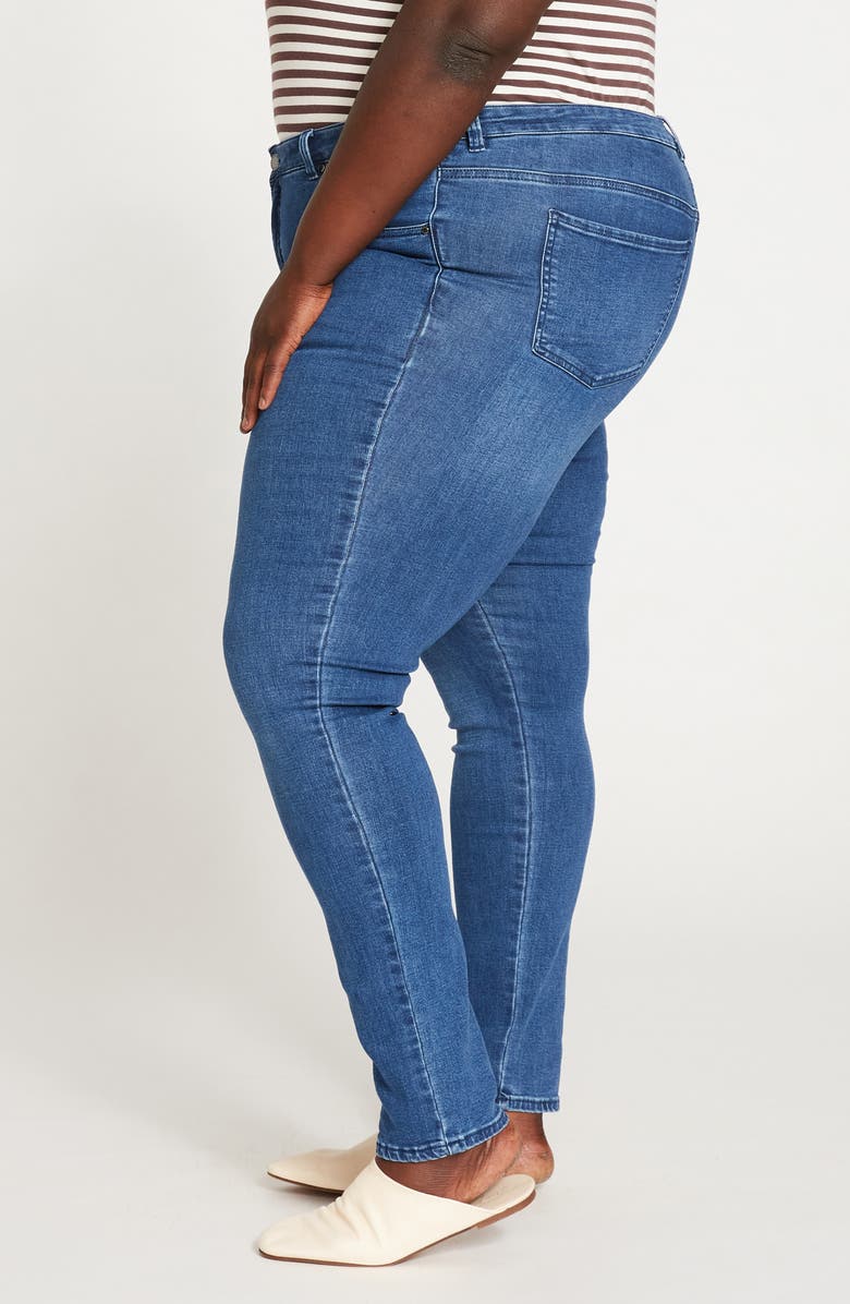 Universal Standard Seine Ankle Skinny Jeans, Alternate, color, True Blue