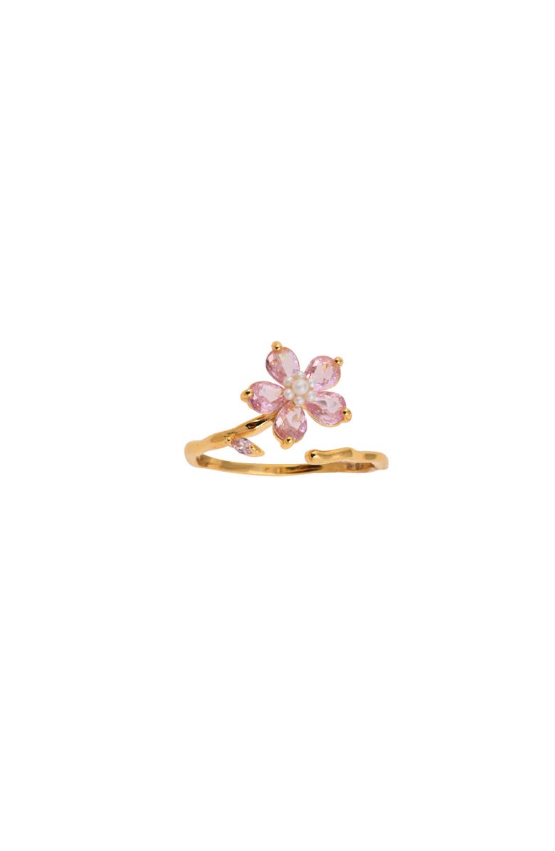 Arte Nova Jewellery Mia I Ring, Main, color, Silver Gold Plated