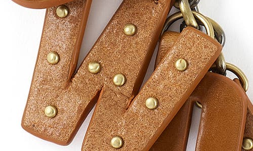 Hobo Howdy Charm Key Fob In Brown