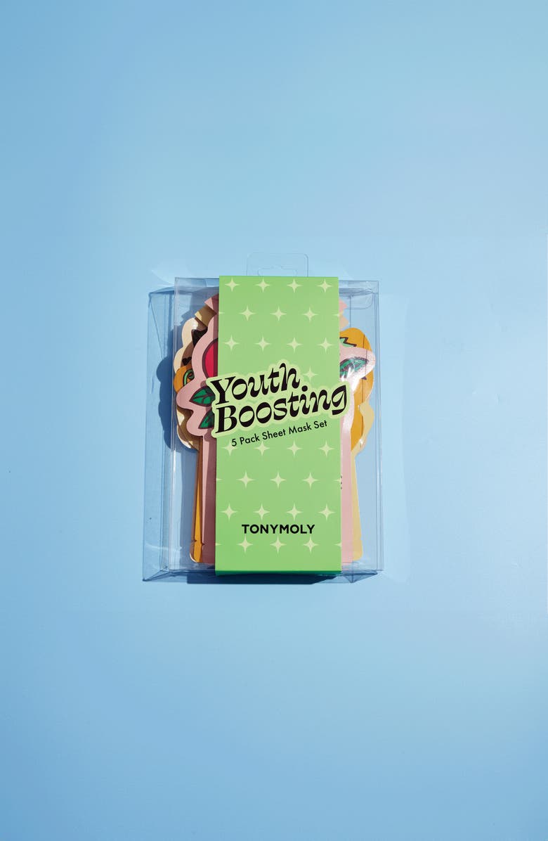 TONYMOLY Youth Boosting Set of 5 Sheet Mask Set, Alternate, color, 