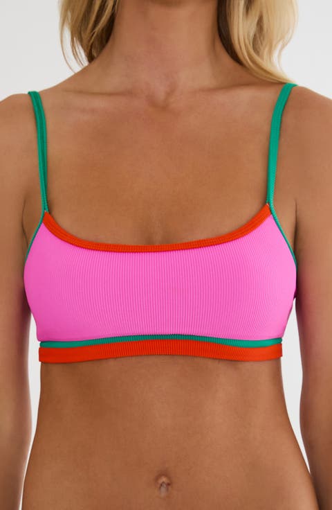 Val Colorblock Bikini Top