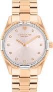 COACH Brooks Rose Gold Tone Bracelet Watch, 34mm