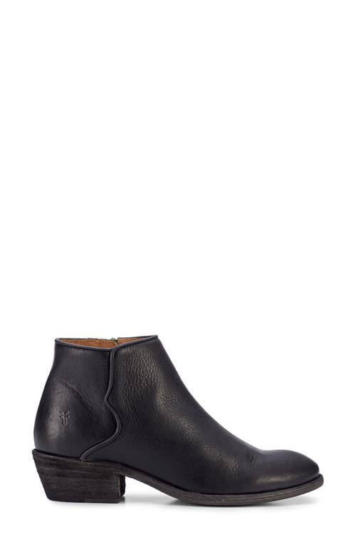 Frye Carson Piping Bootie In Black
