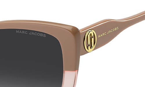 Marc Jacobs 55mm Gradient Cat Eye Sunglasses In Brown