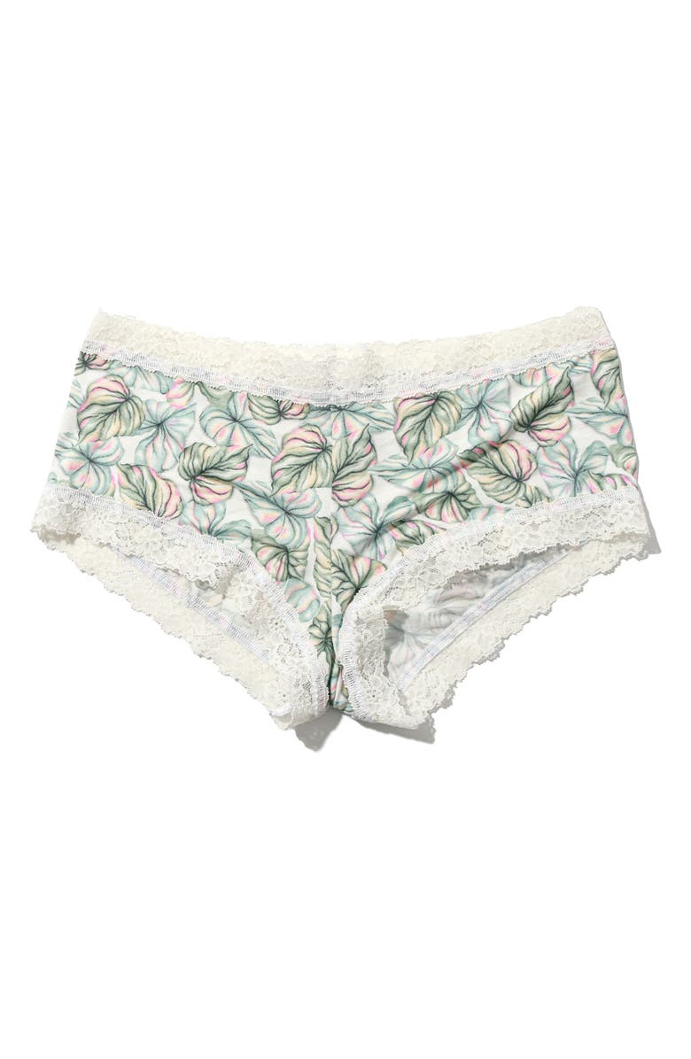 Hanky Panky Dream Boyshorts, Alternate, color, Begonia Leaf