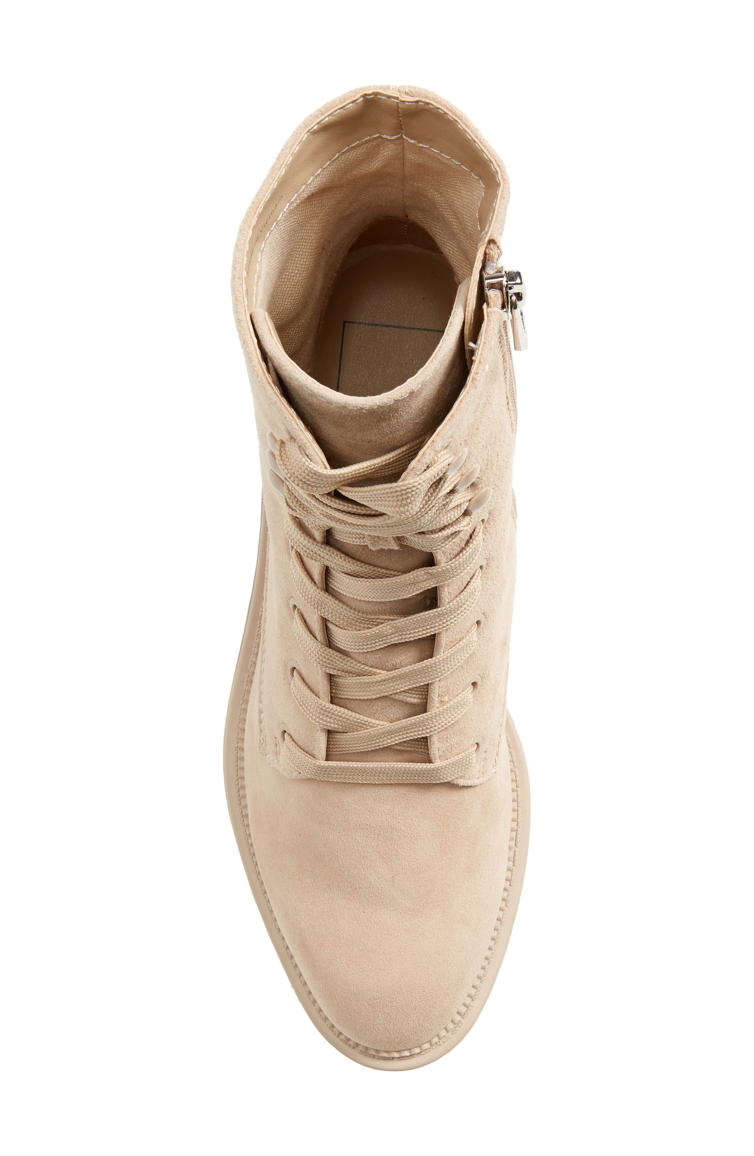 Lottie Platform Bootie, Alternate, color, DUNE NUBUCK