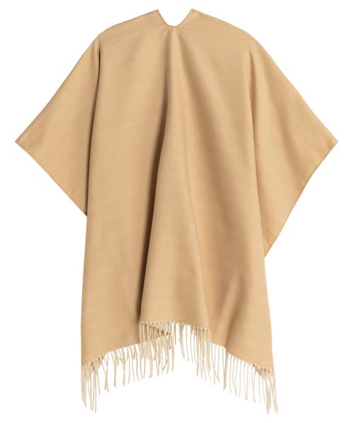 Echo Double-face Ruana In Neutral