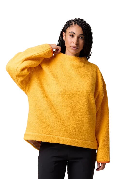 Wander Pile-Fleece Mock-Neck Top - Women's