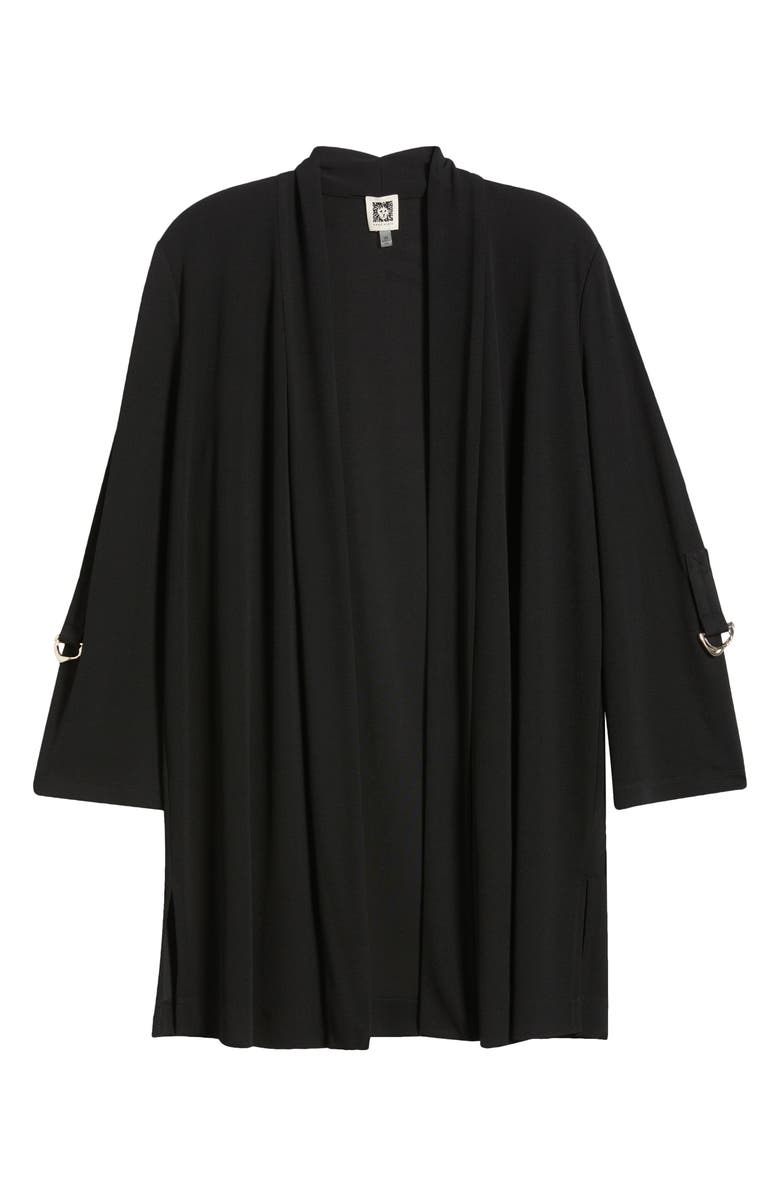 Anne Klein Cool Crepe Open Front Jacket, Alternate, color, 