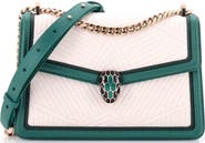 Pre-Owned Bvlgari Serpenti Forever Shoulder Bag Quilted Leather Small