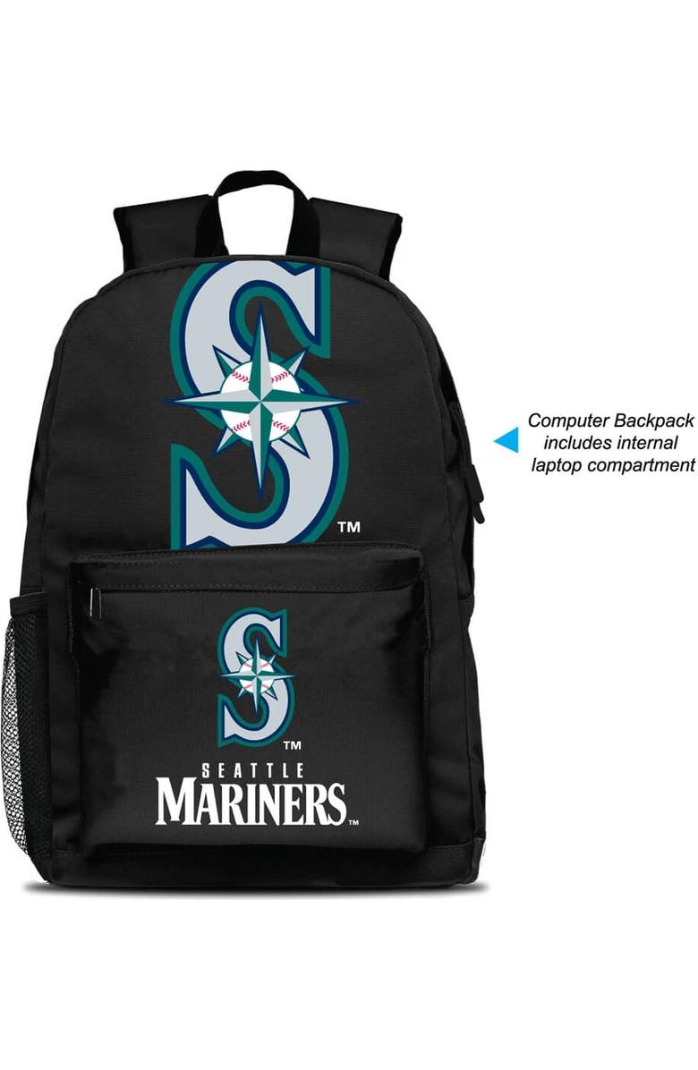 MOJO Seattle Mariners MOJO Large Logo Fan Backpack, Main, color, Black