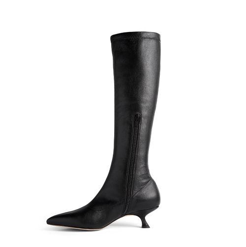 Neil J. Rodgers Seta Stretch Boot In Black Nappa