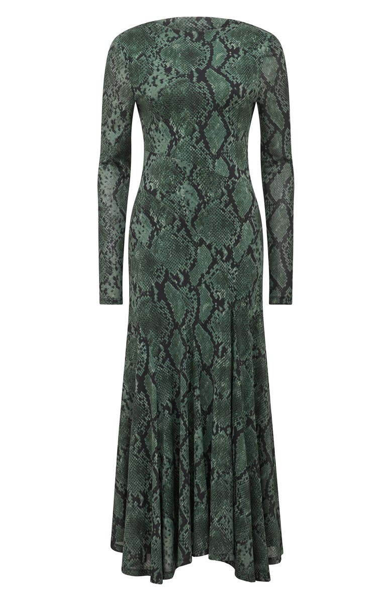 Ever New Tammy Asymmetrical Hem Midi Dress, Alternate, color, 