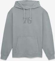 FANATICS Men's Fanatics Gray Philadelphia 76ers Washed Hoodie