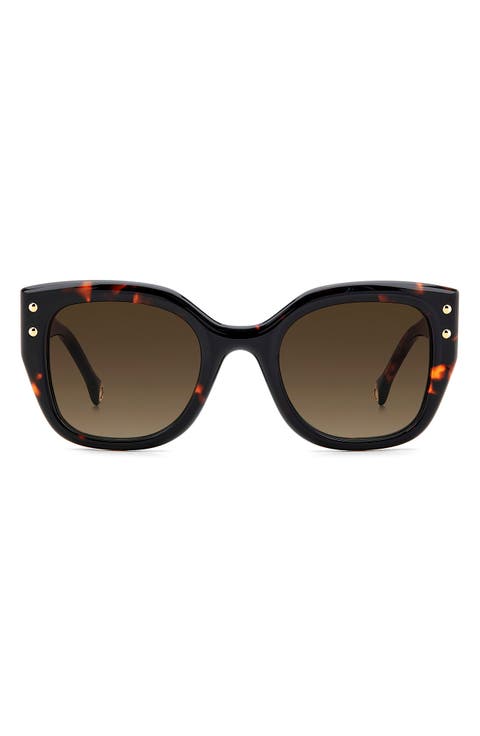 51mm Gradient Square Sunglasses