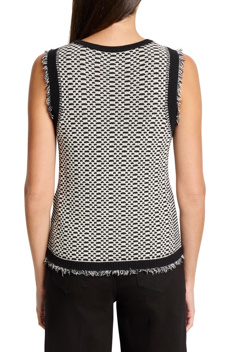 NIC+ZOE Opposites Attrace Sweater Tank, Alternate, color, Black Mix