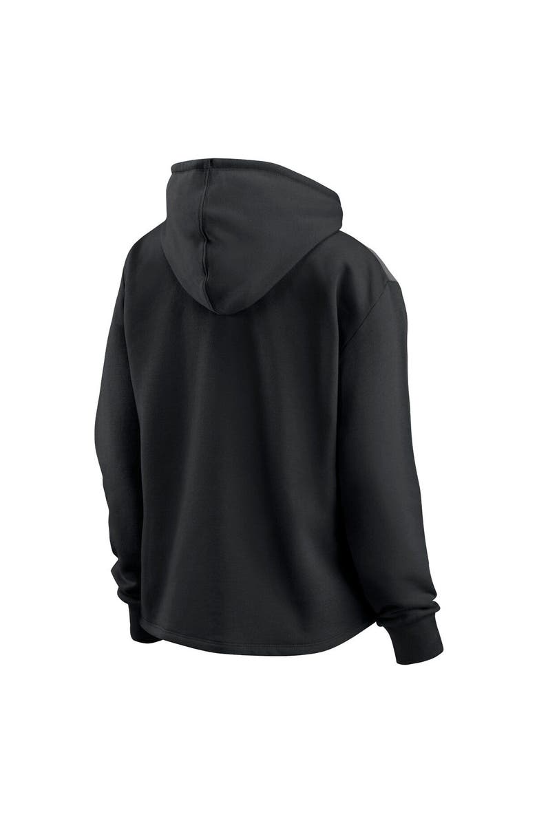 FANATICS Women's Fanatics Branded Black Austin FC Fleece Quarter-Zip Hoodie, Alternate, color, 
