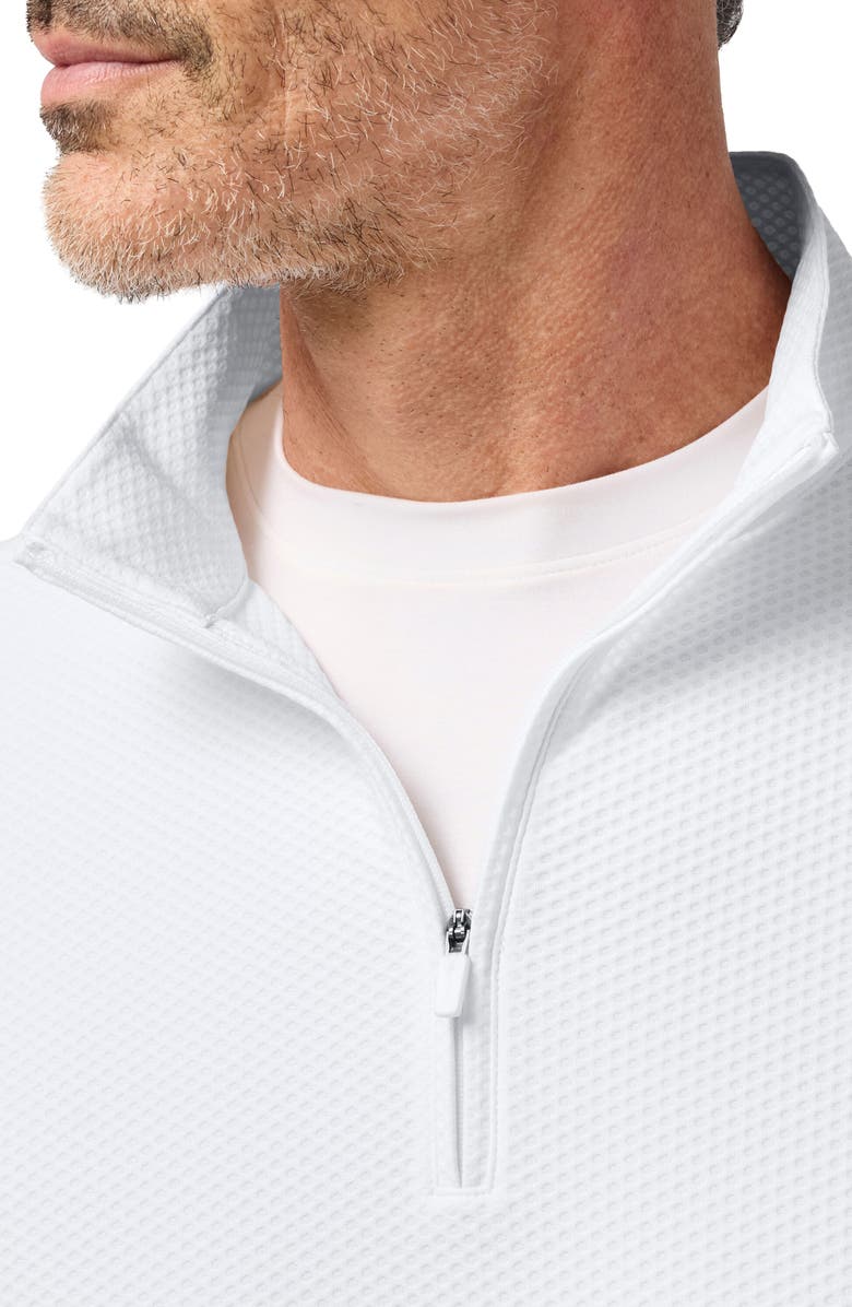 Mizzen+Main Easton Textured Quarter Zip Pullover, Alternate, color, 