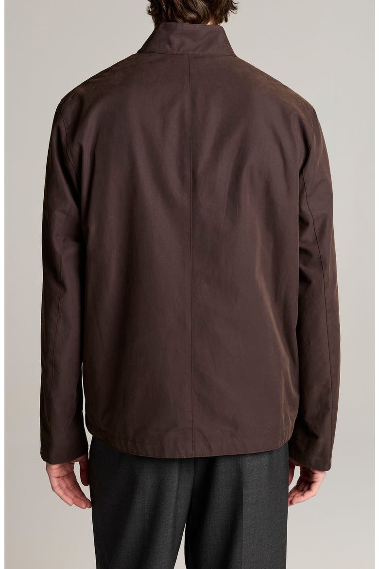 Band Collar Windbreaker, Alternate, color, ARABICA