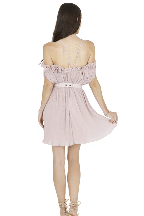 Akalia Oriella Sleeveless Mini Dress In Pink