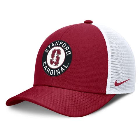 Men's Nike Cardinal/White Stanford Cardinal Rise Primetime Performance Trucker Adjustable Hat