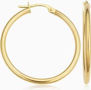 Oradina 14K Gold Everything Hoop Earrings