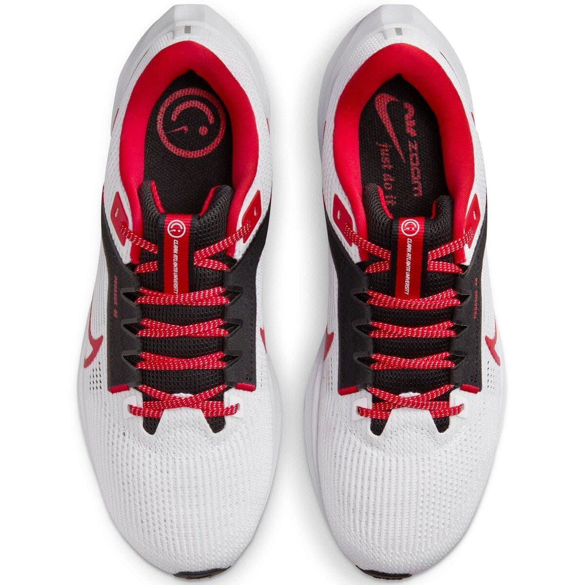 Nike Unisex Nike  White Clark Atlanta University Panthers Zoom Pegasus 40 Running Shoe, Alternate, color, White