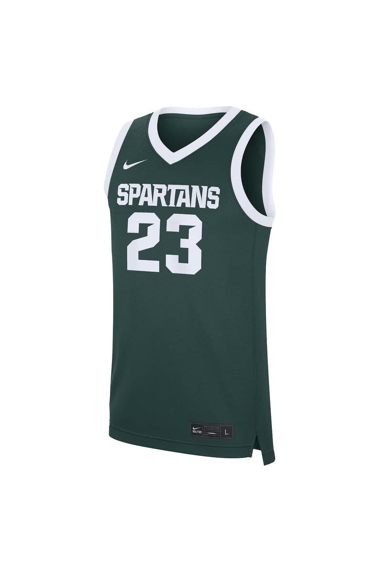 Men's Nike Draymond Green Green Michigan State Spartans Road Replica Basketball Jersey, Alternate, color, Green