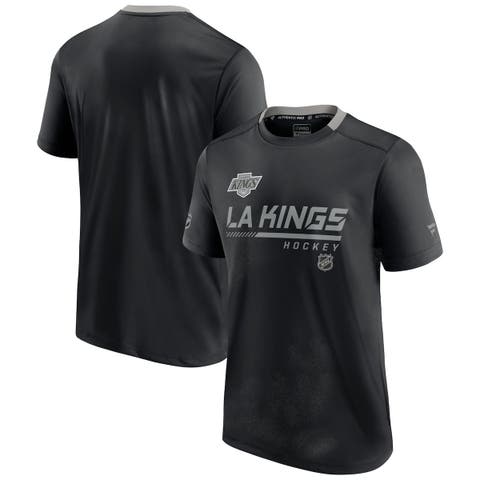 Men's Fanatics Branded Black Los Angeles Kings Authentic Pro Alternate Logo Locker Room Performance T-Shirt