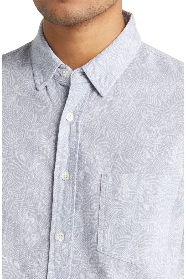 Fairfax Short Sleeve Button-Up Shirt, Alternate, color, AMAZON SUN BLUE