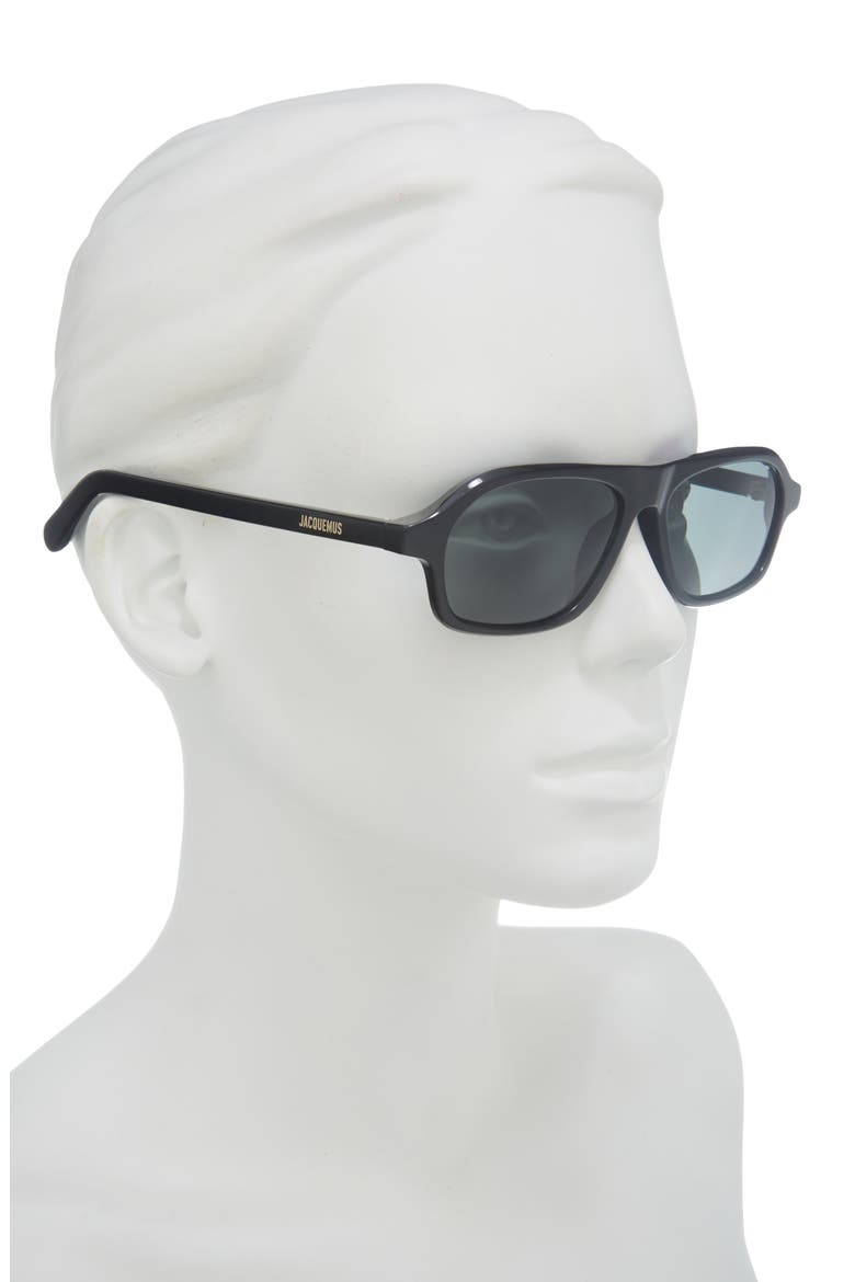 Polarized Pilot Sunglasses, Alternate, color, BLACK/ LIGHT GOLD/ GREY