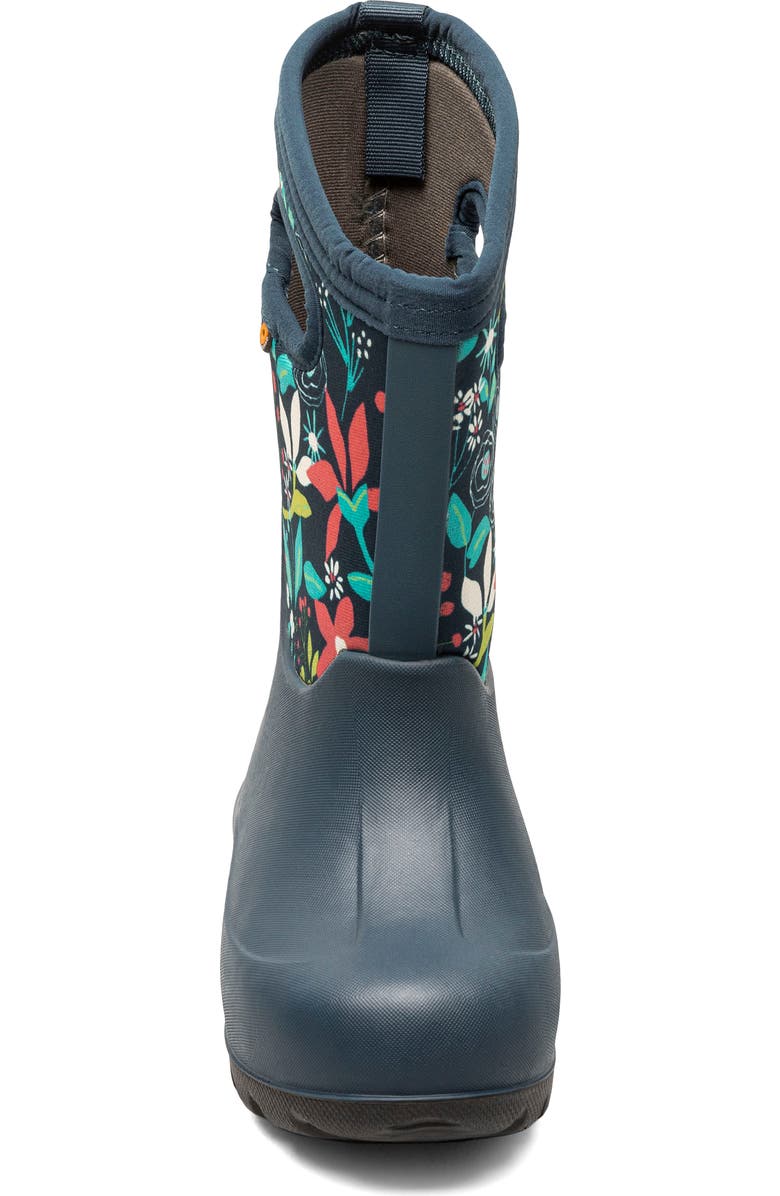 Bogs Kids' Neo-Classic Cartoon Flower Insulated Waterproof Winter Boot, Alternate, color,