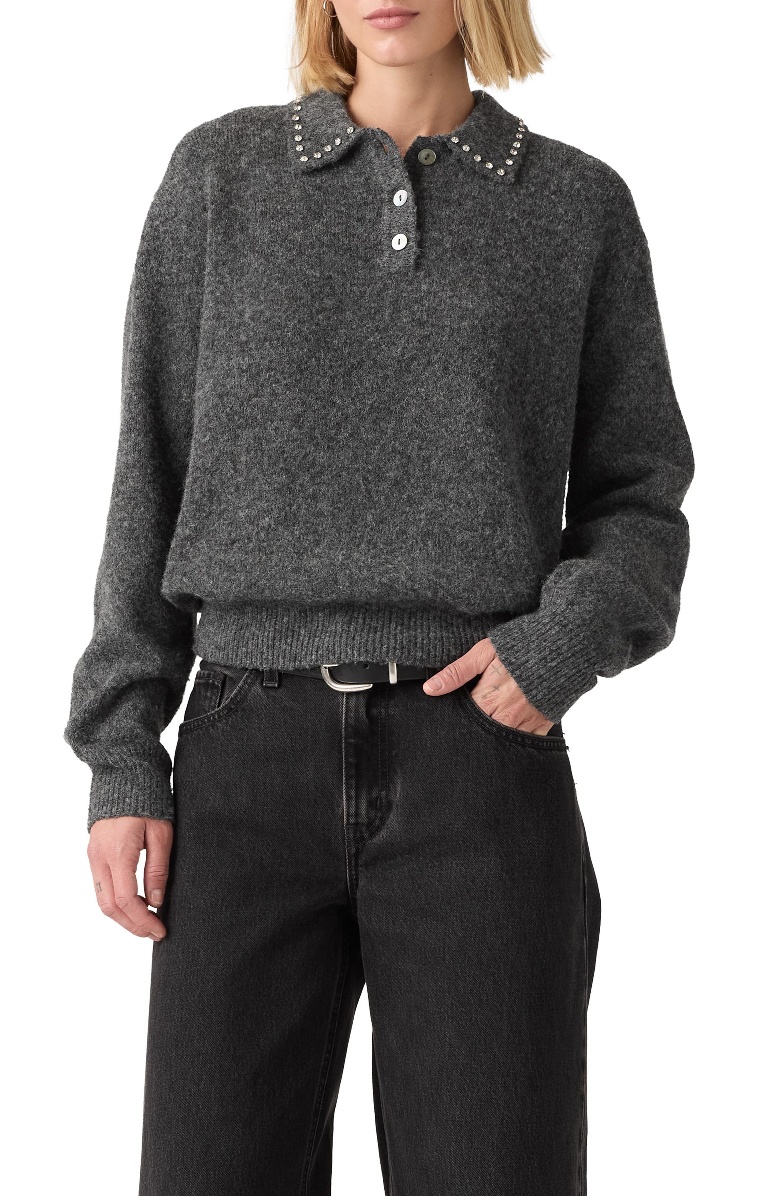 selected DARKER HEATHER GREY B65 BROS