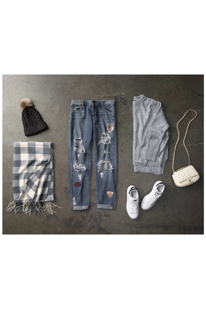 Zip Side Sweater, Alternate, color, GREY